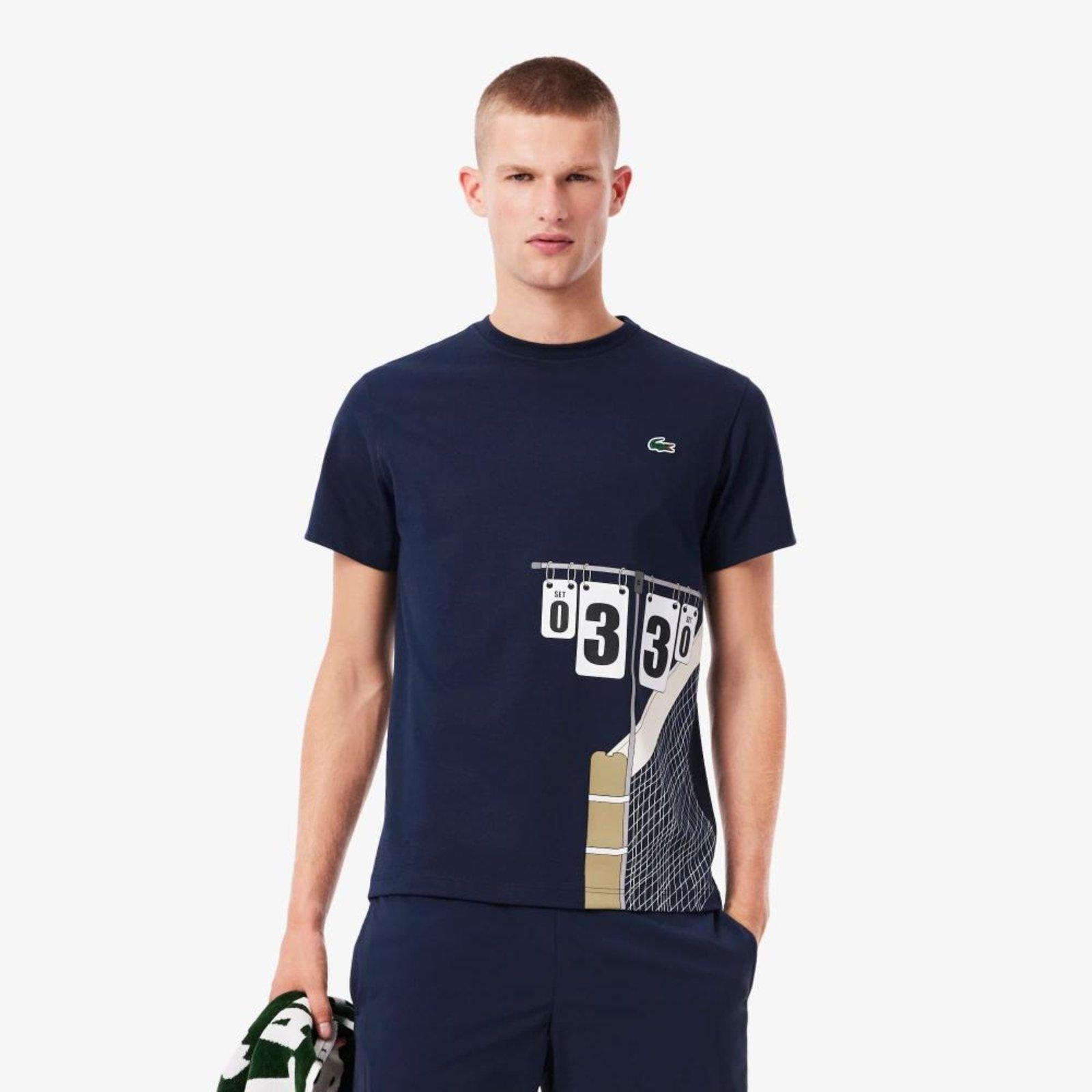 Camiseta Estampada Tradicional de Tênis Ultra-Dry Azul