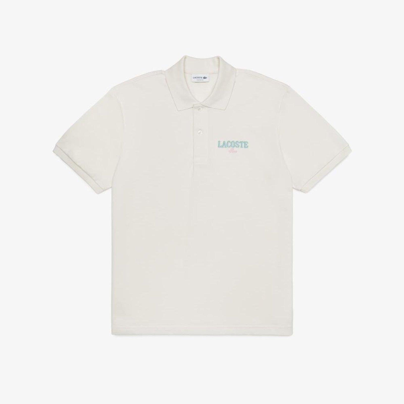 Polo Mini-Piqué com Caimento Clássico Off-white