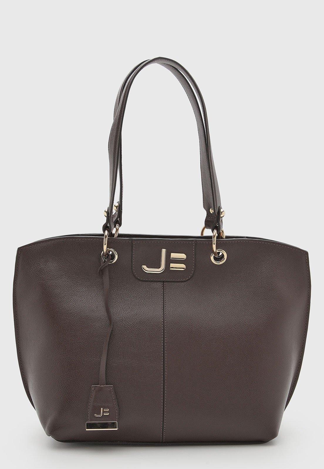 Bolsa Jorge Bischoff Couro Marrom