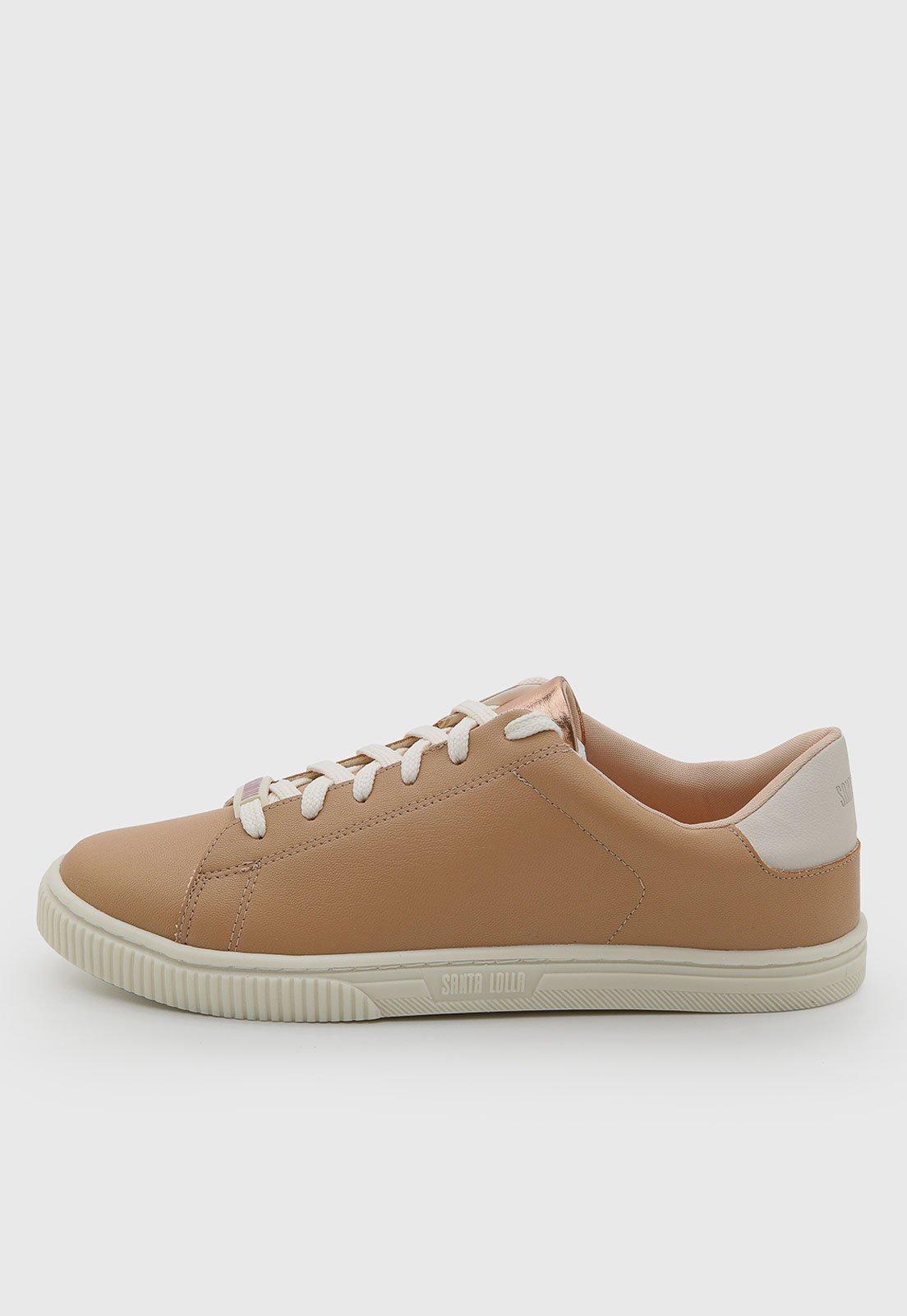 Tênis Feminino Santa Lolla Cano Baixo Nude