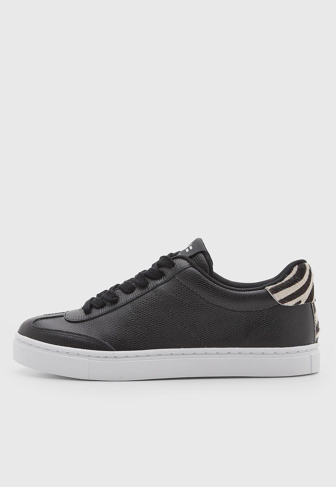 Tênis Feminino Jorge Bischoff Couro Preto