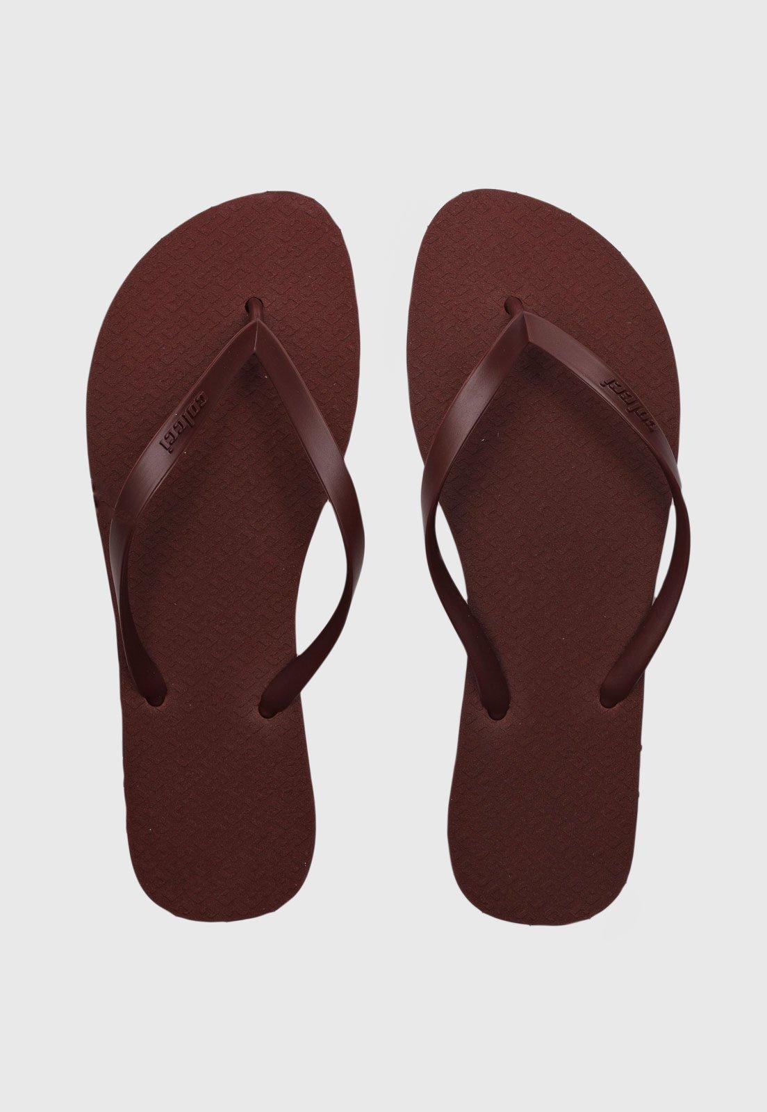 Chinelo Colcci Logo Vinho