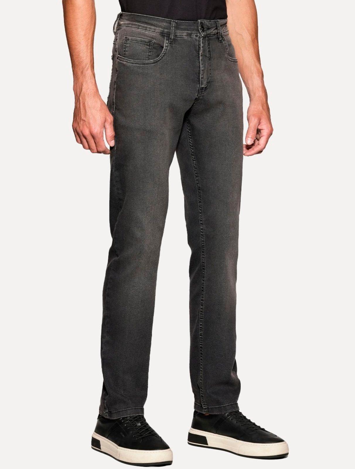 Calça Aramis Jeans Masculina Slim Stoned Preta