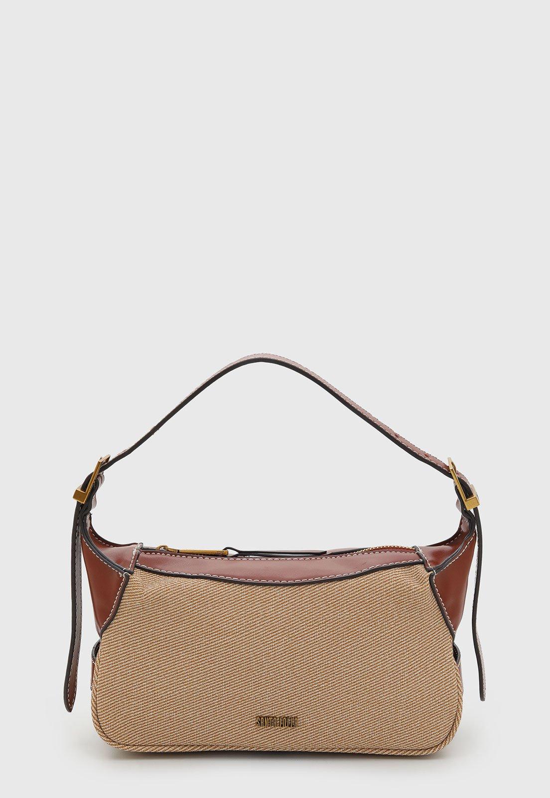 Bolsa Feminina Santa Lolla Média Estruturada Bege