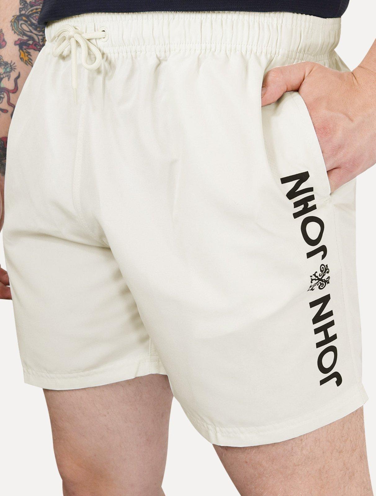 Short John John Masculino Trancoso Fiji Off-White