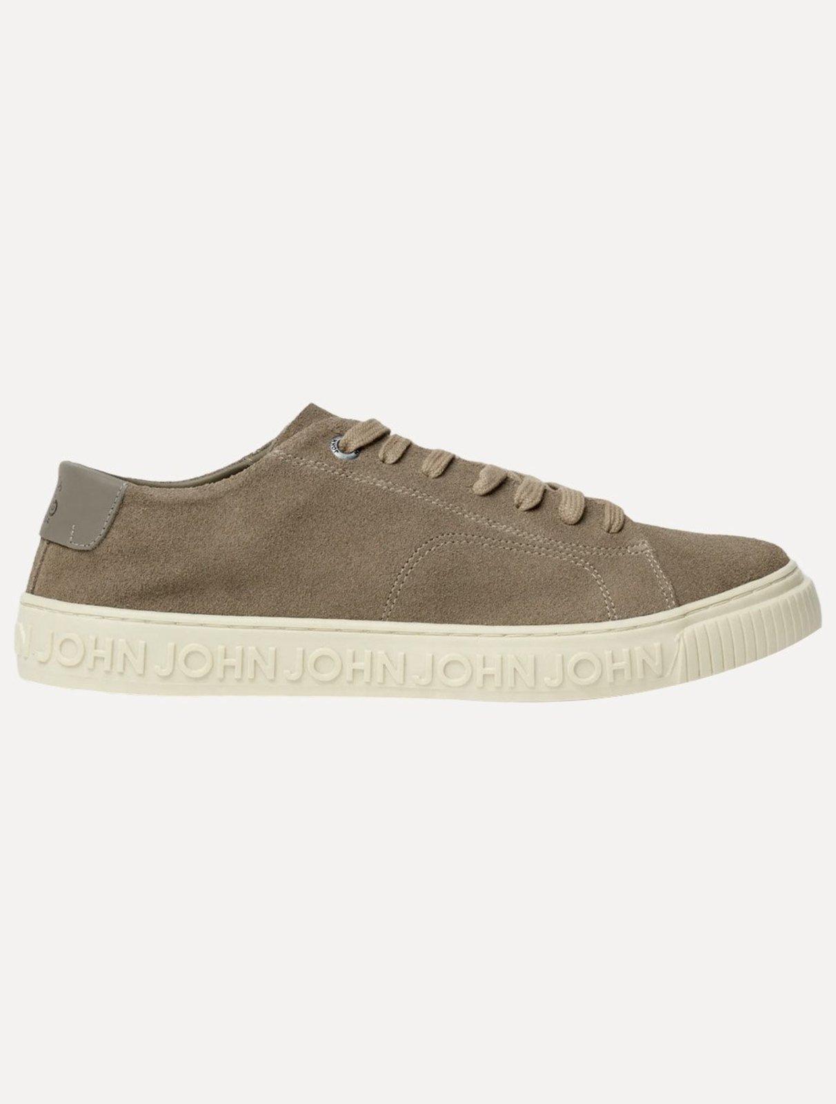 Tênis John John Masculino Heaven Soft Suede Khaki
