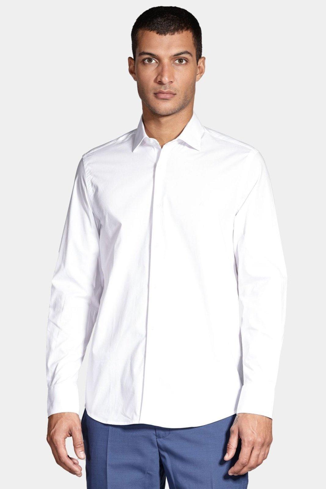 Camisa Aramis Slim Social Com Elastano Branco - 39