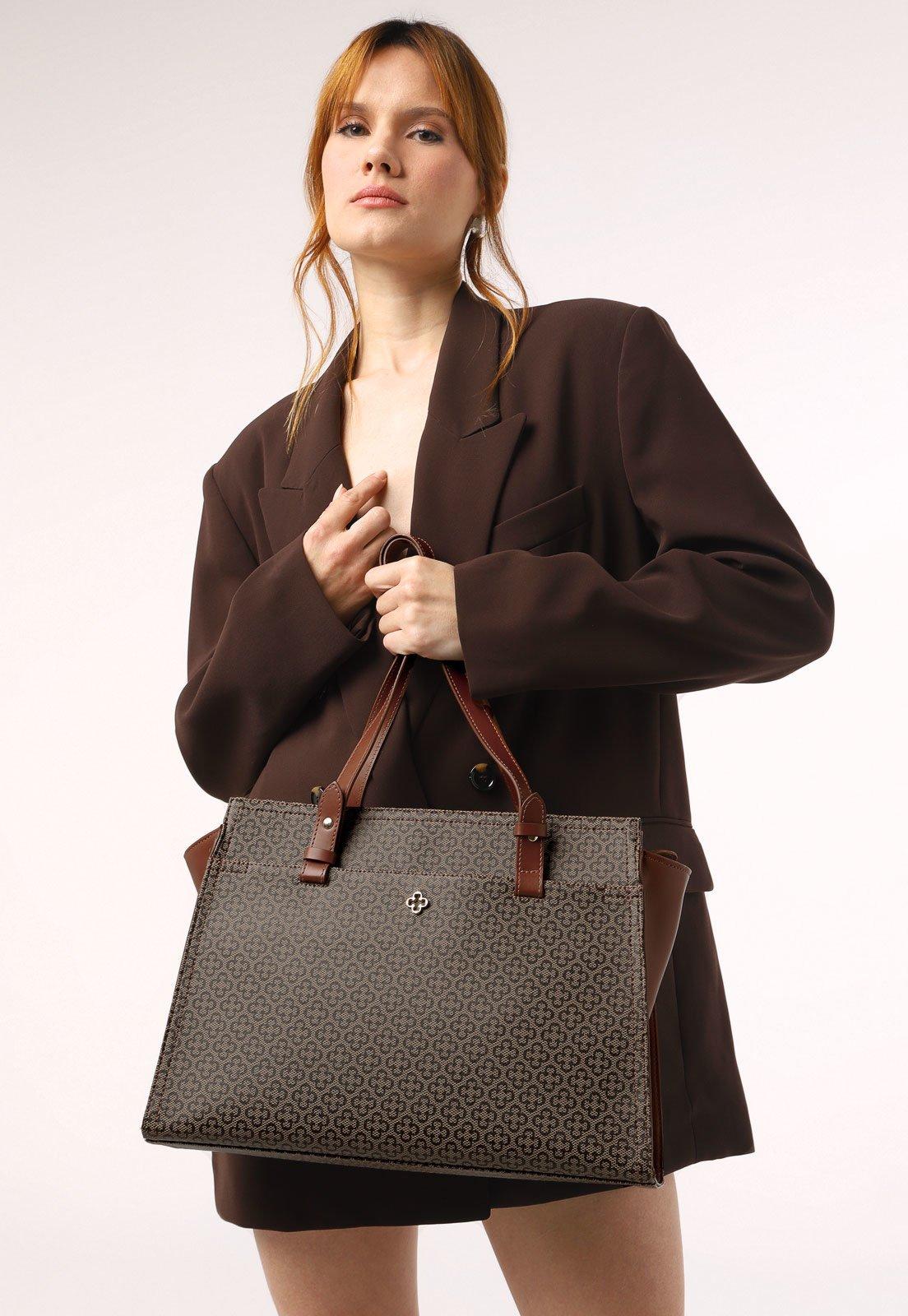Bolsa Capodarte Monograma Marrom