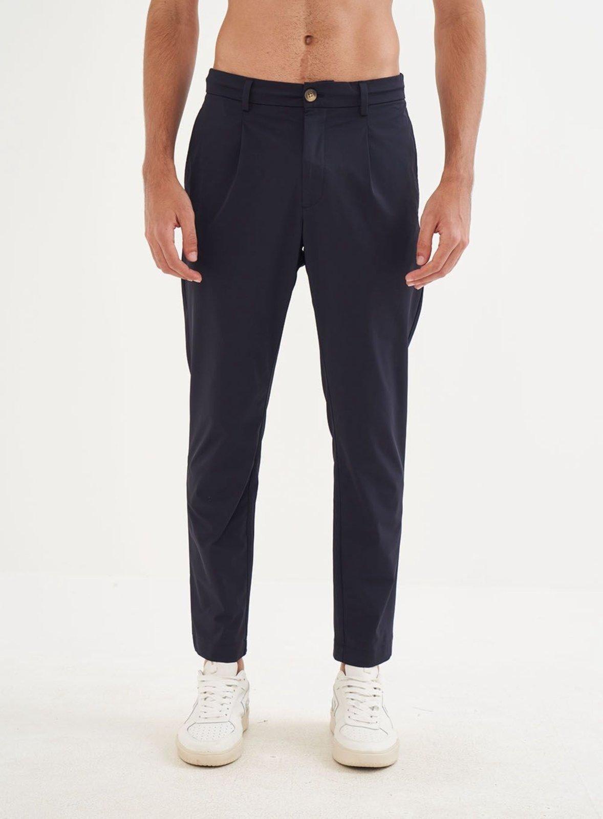 Calça New Chino Alfaiataria - Colcci Tech Colcci Azul Darkness