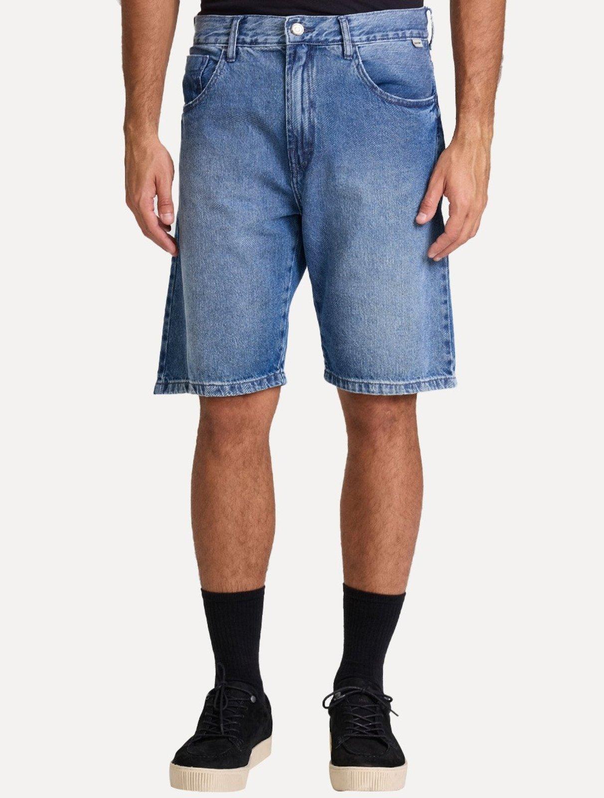 Bermuda John John Jeans Masculina Regular Belize Azul Médio