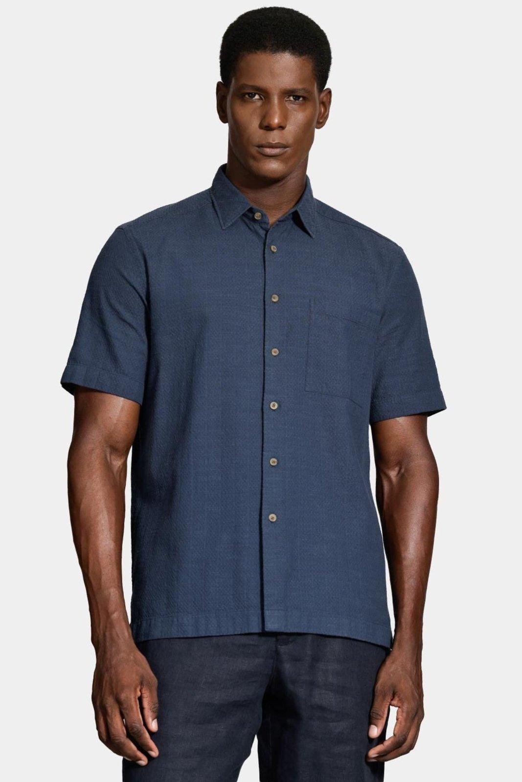Camisa Aramis Regular Maquineta Flamê Marinho