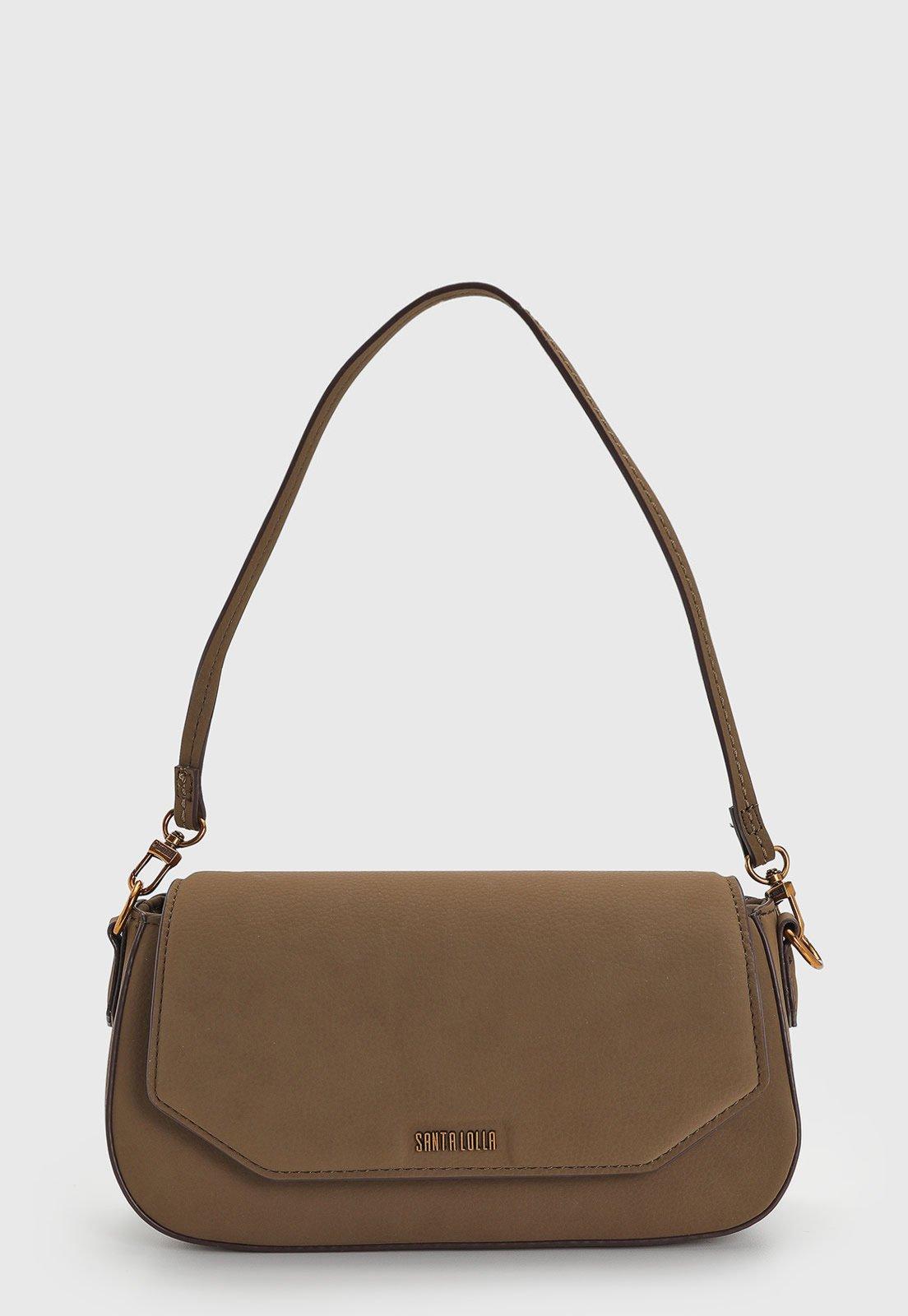 Bolsa Feminina Santa Lolla Retangular Marrom