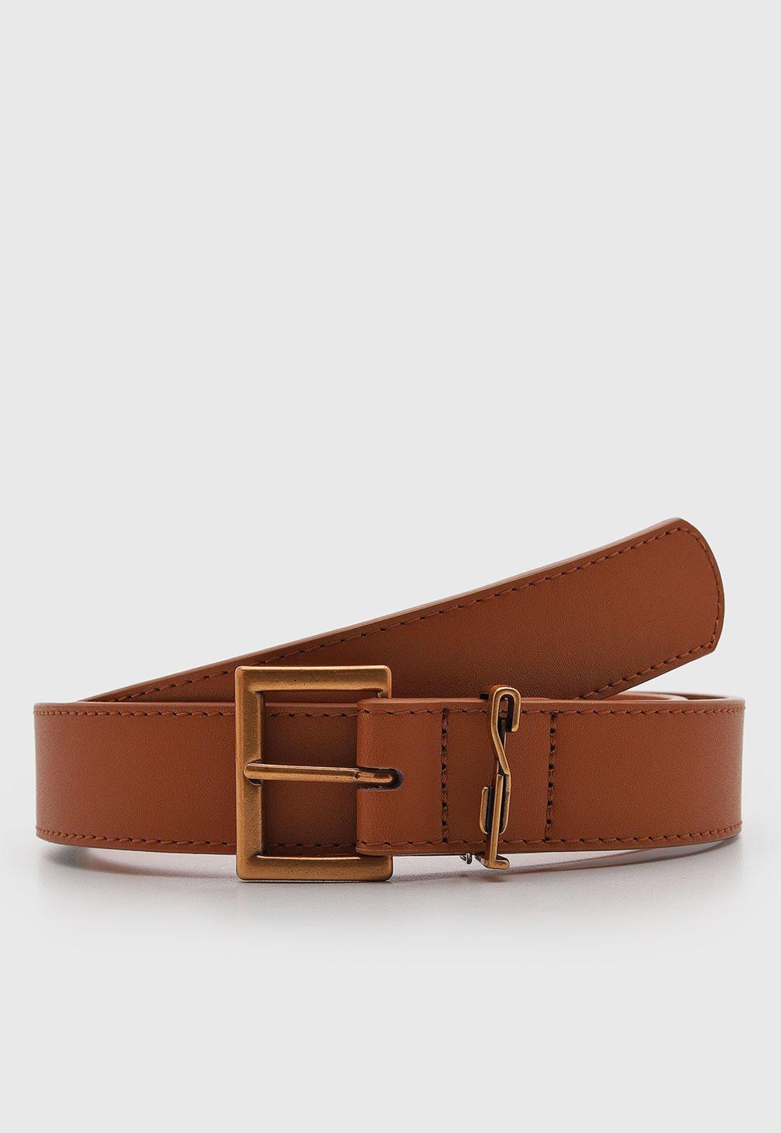 Cinto Feminino Santa Lolla Couro Marrom