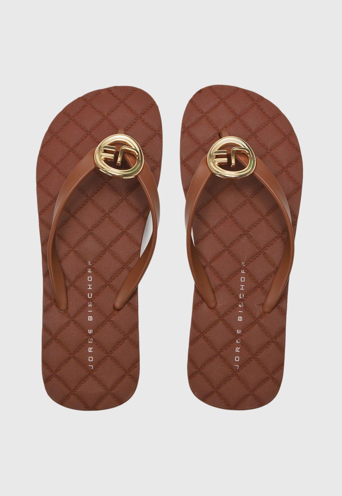 Chinelo Jorge Bischoff De Dedo Marrom