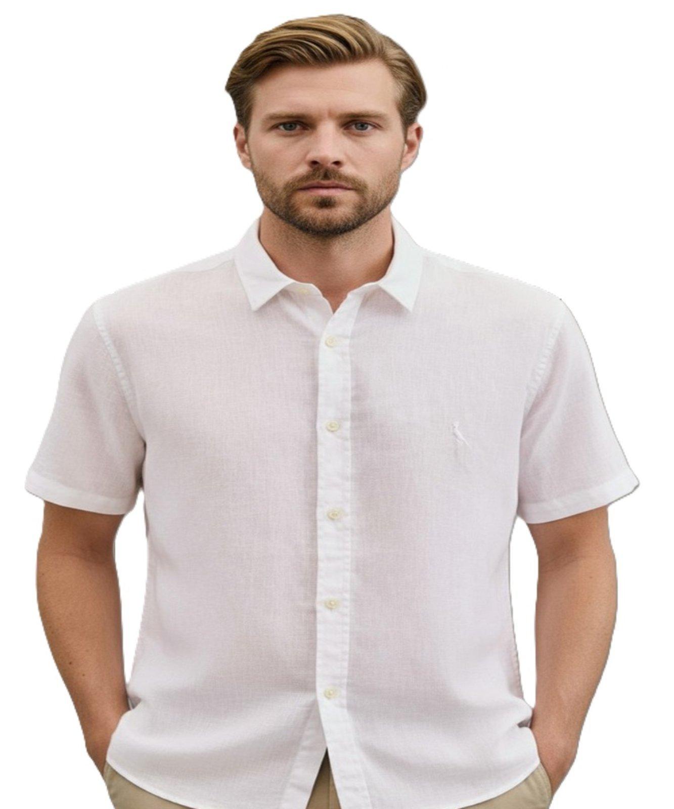 Camisa Manga Curta Linho Pienza Reserva