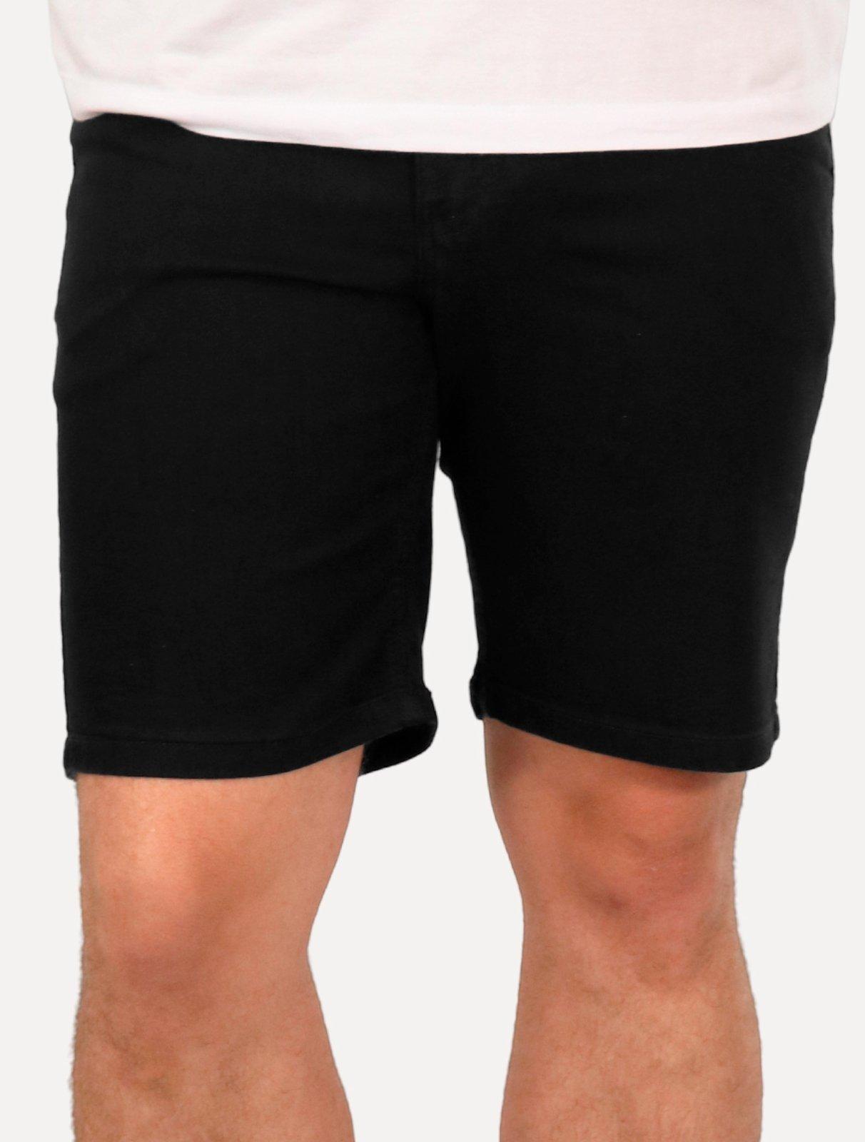 Bermuda Aramis Masculina Jeans Five Pockets Preta