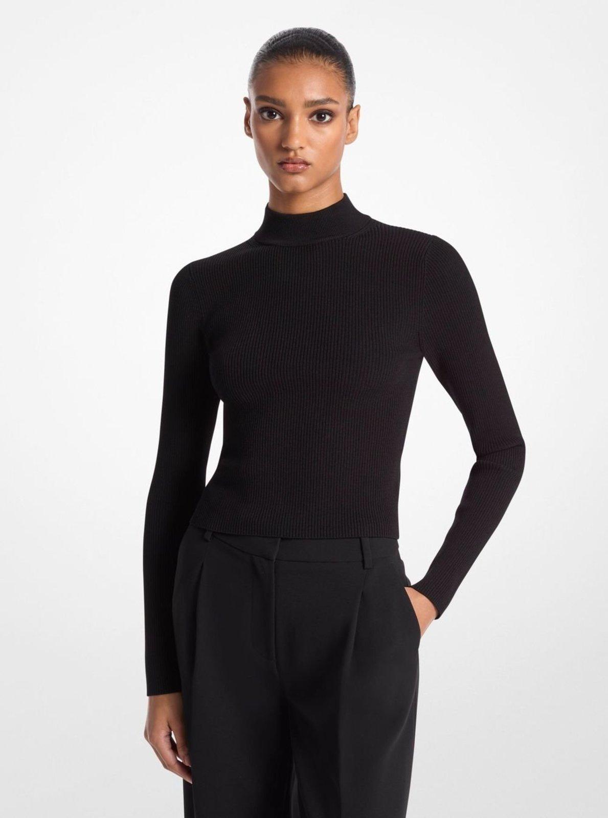 Suéter De Tricot Com Gola Alta Mf460z133d211