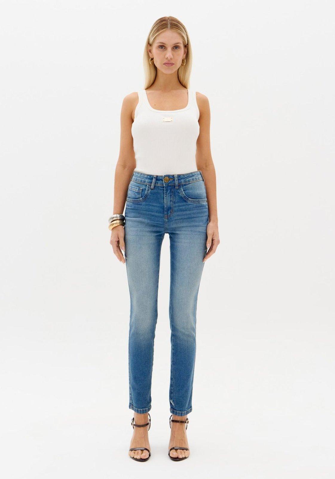 Calça Jeans Skinny Ankle Lança Perfume