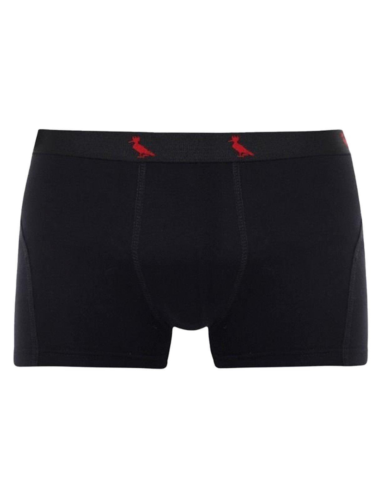 Cueca Reserva Masculina Boxer Red Woodpecker Cotton Preta