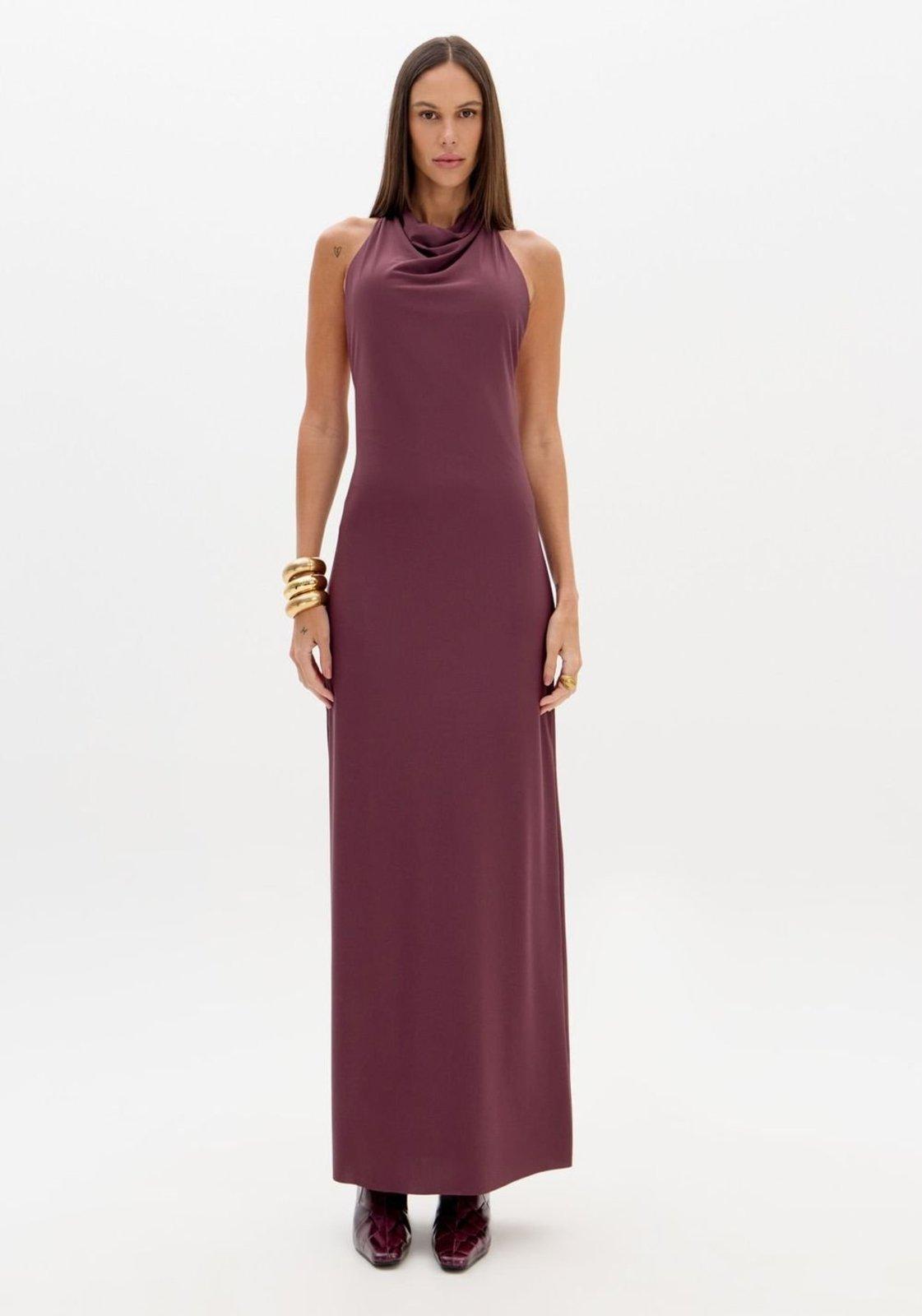 Vestido Longo Sem Mangas Lança Perfume