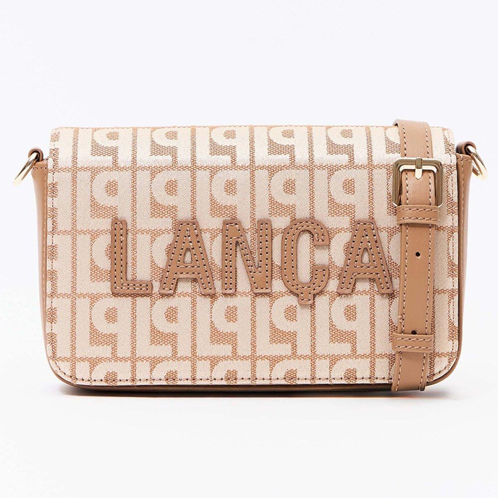 Bolsa Crossbody Lança Perfume Jacquard Pr27 Bege Feminino