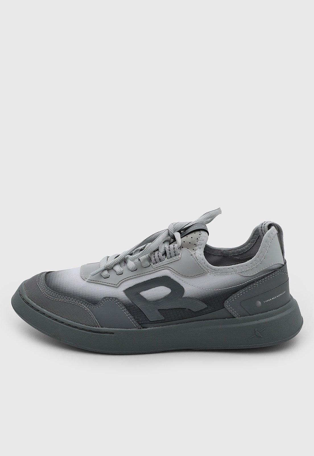 Tênis Masculino Reserva Couro Cinza