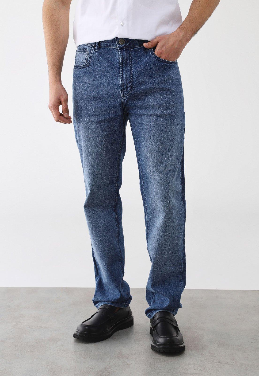Calça Masculina John John Slim Antuérpia Azul