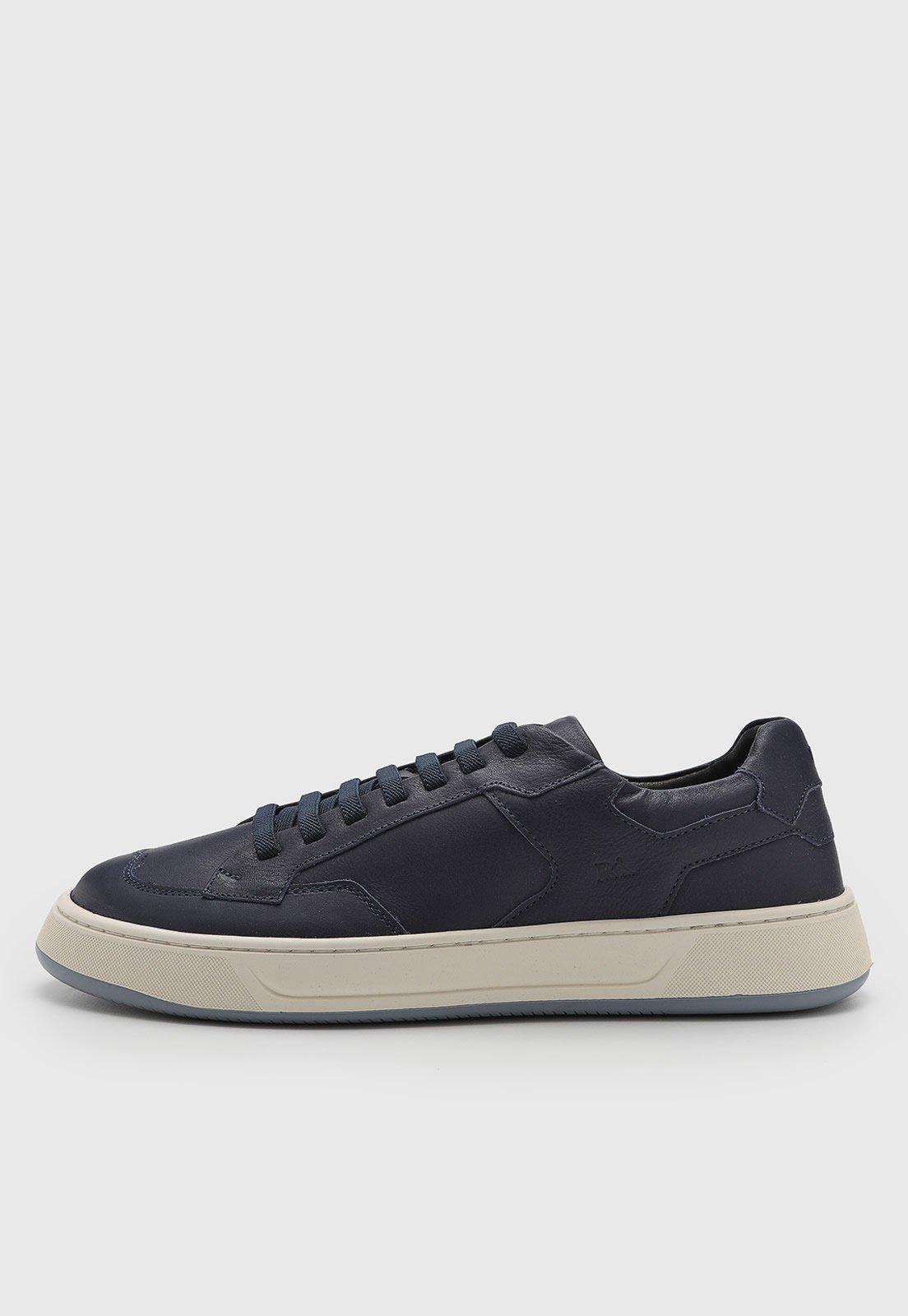 Tênis Masculino Reserva Couro Azul Marinho