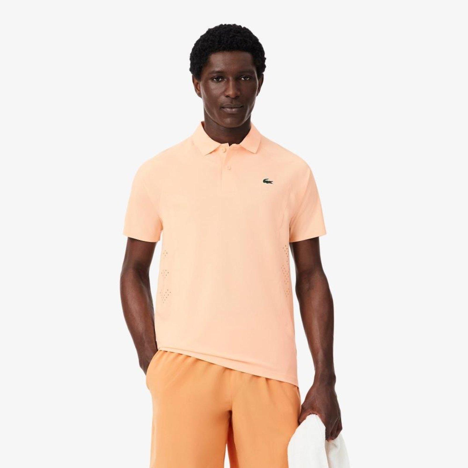 Camisa Polo Masculina Lacoste Novak Djokovic Rosa