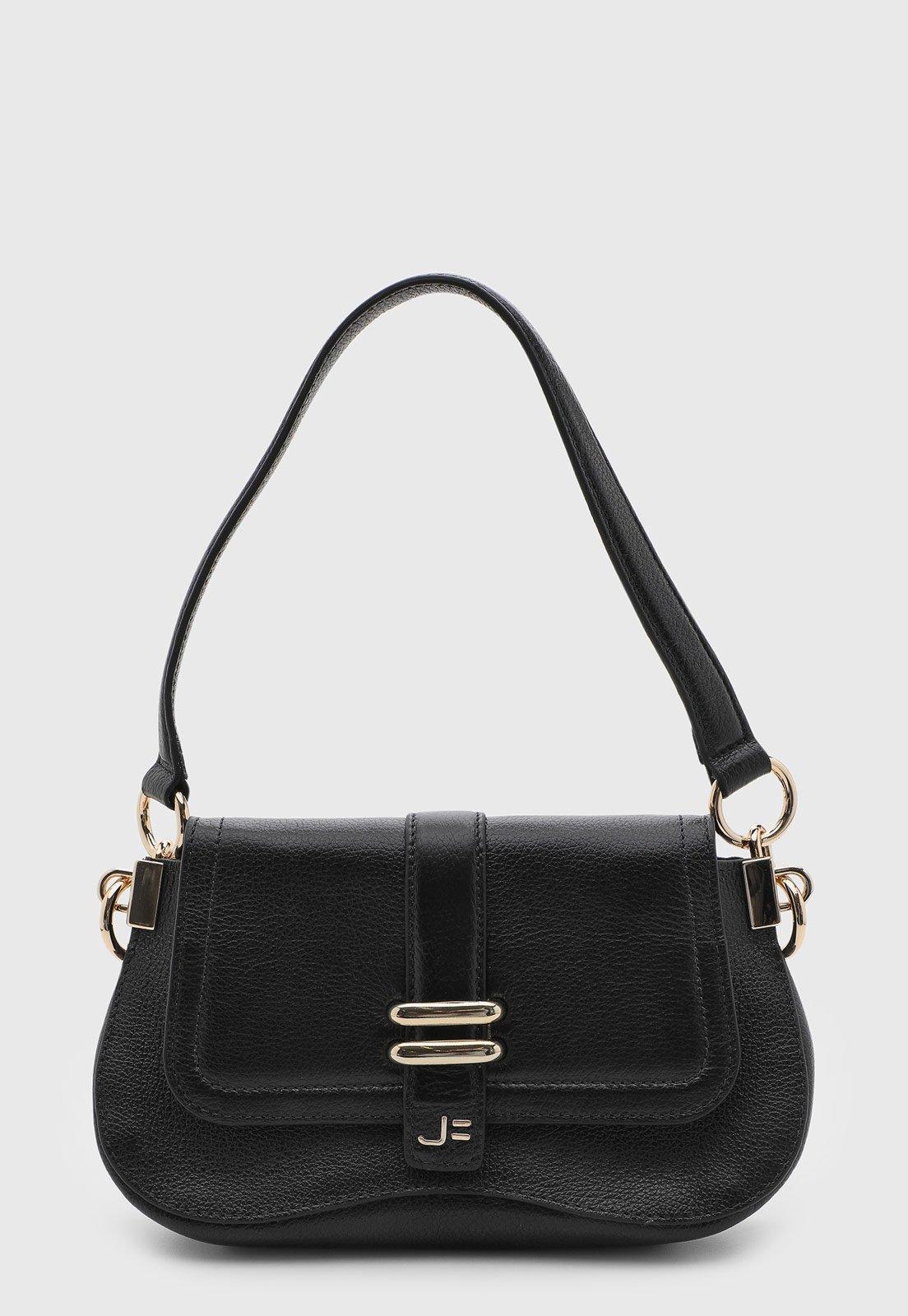 Bolsa Jorge Bischoff Couro Preta