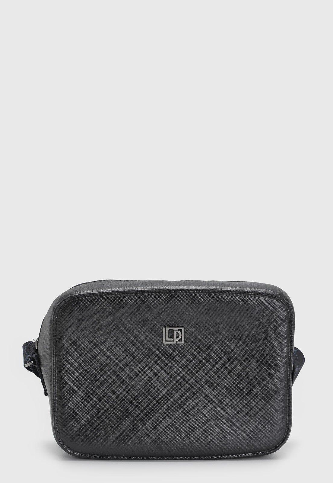 Bolsa Feminina Lança Perfume Alça Estampada Preta