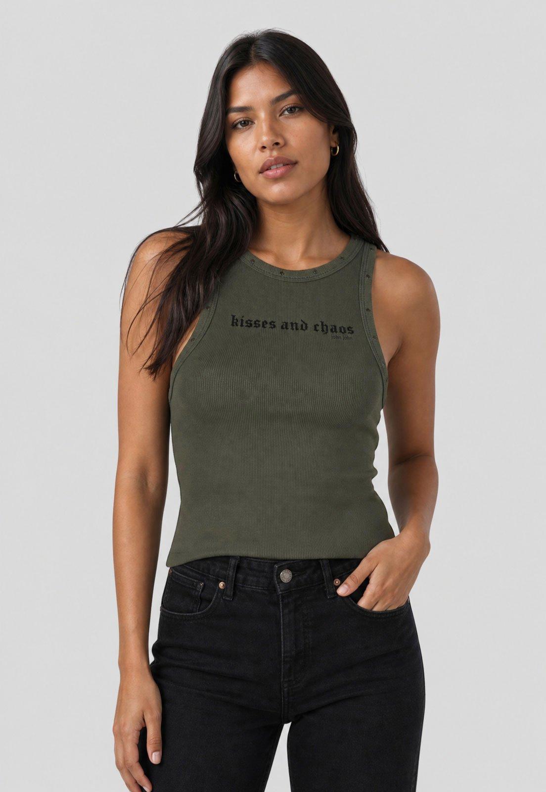Regata Feminina John John Kisses And Chaos Verde