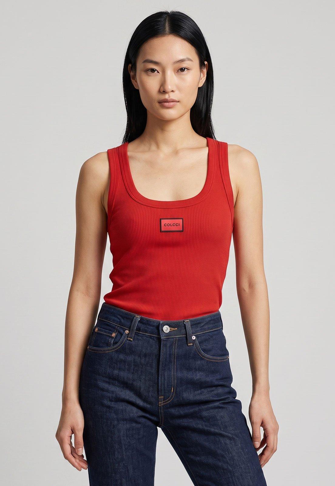 Regata Colcci Canelada Vermelha