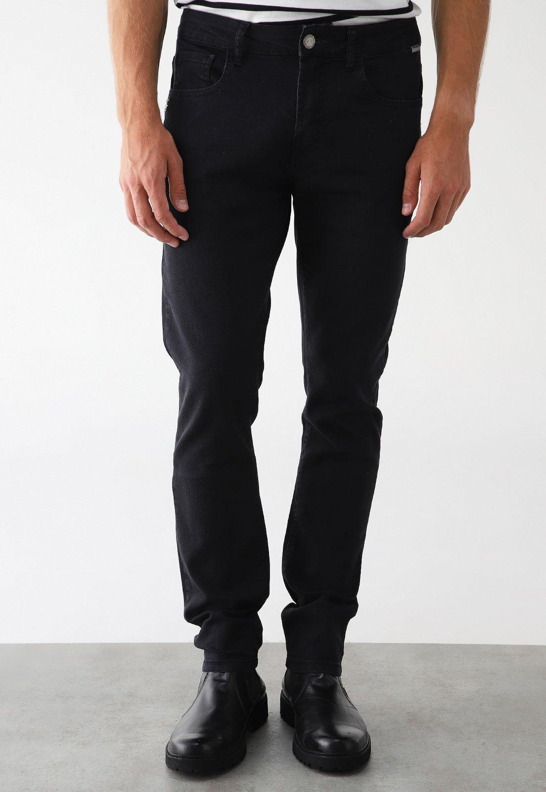 Calça Jeans John John Skinny Low Omaha Preta