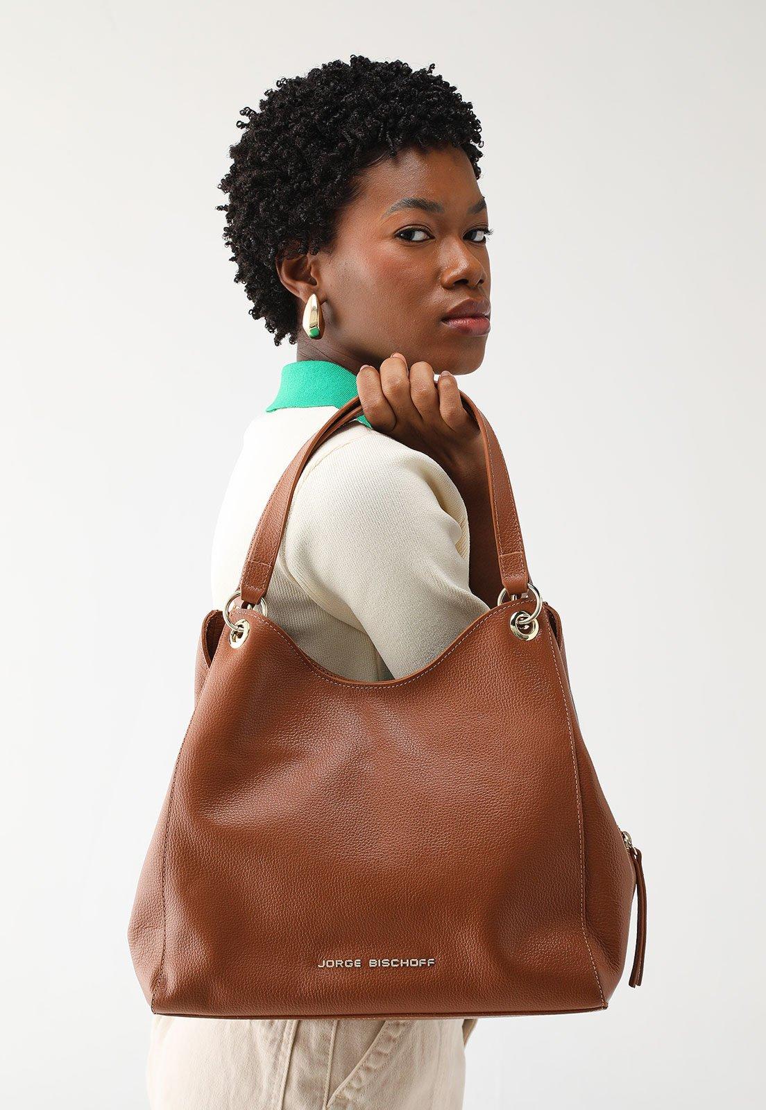 Bolsa Jorge Bischoff Sacola Caramelo