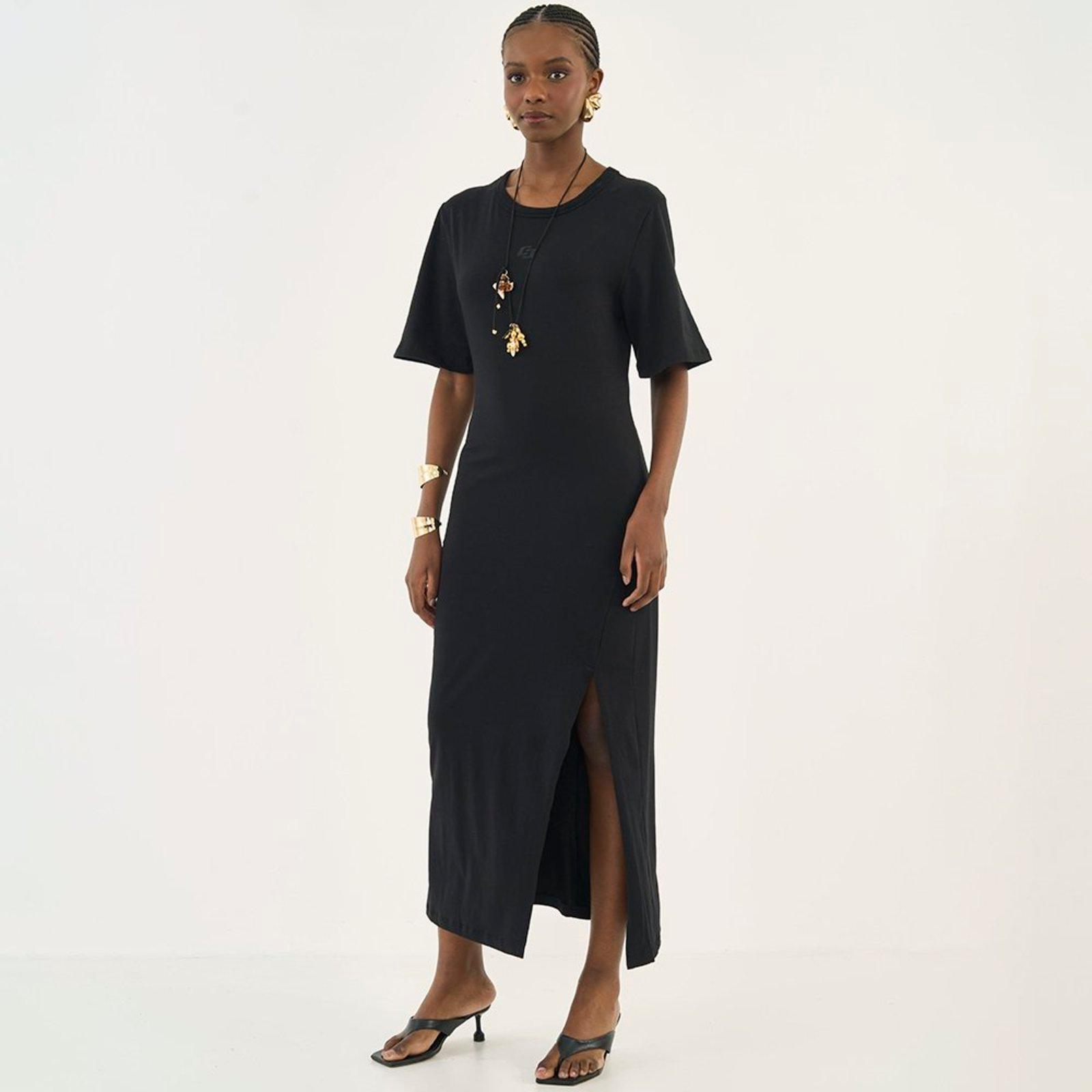 Vestido Super Mid Colcci Iconic In26 Preto Feminino