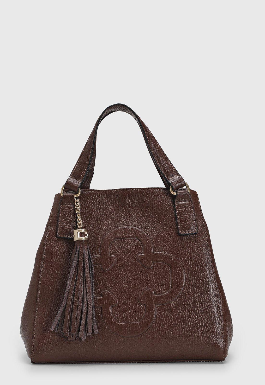 Bolsa Feminina Capodarte Tassel Marrom