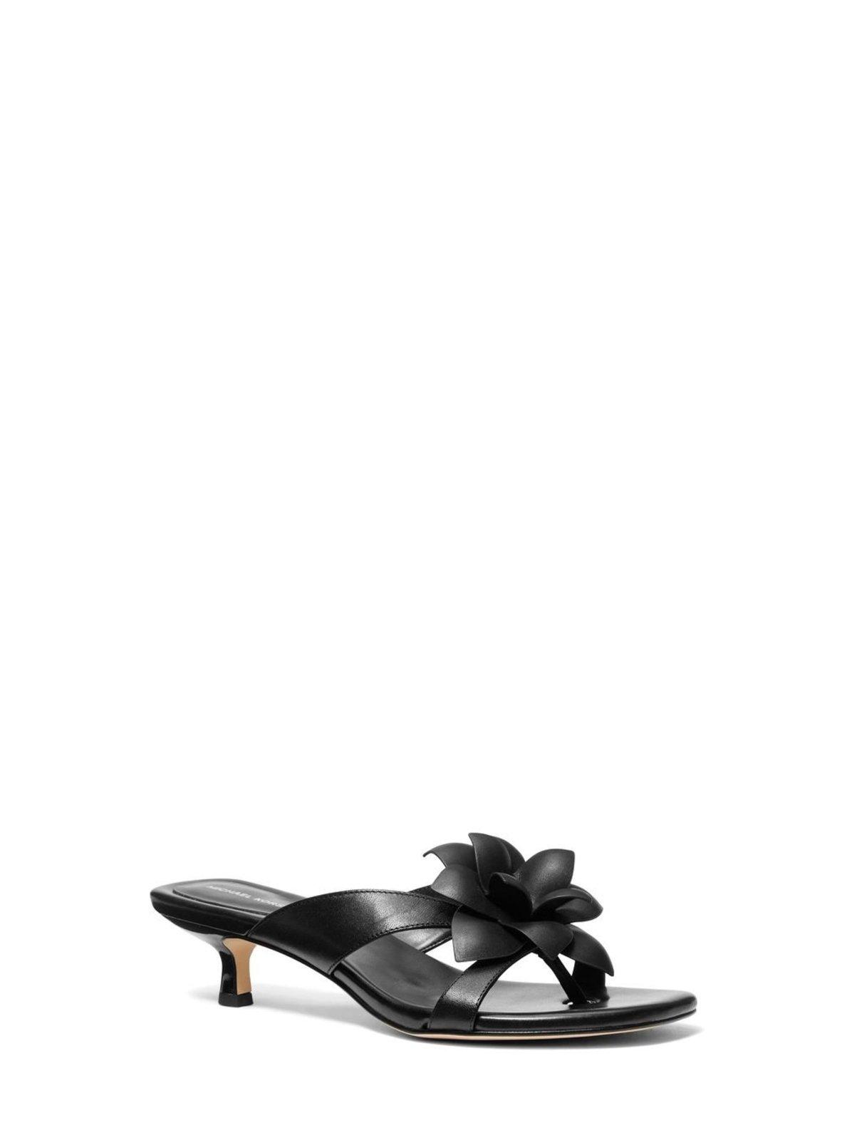 Sandália Jacie Floral Em Couro 40S6JCMS3L001