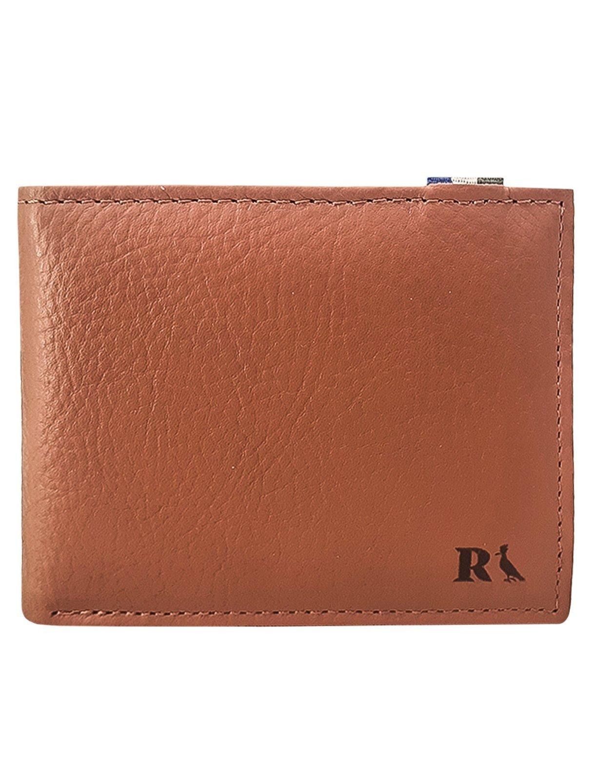 Carteira Reserva Masculina Couro Columbia Caramelo