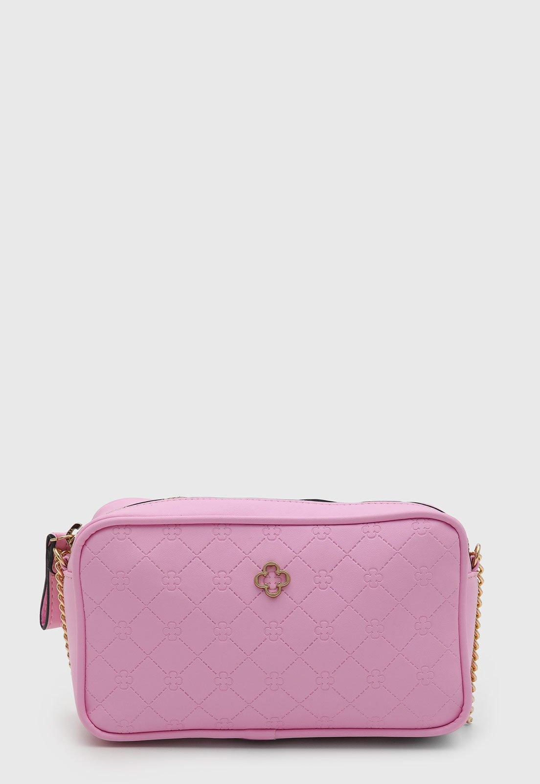 Bolsa Feminina Capodarte Matelassê Rosa