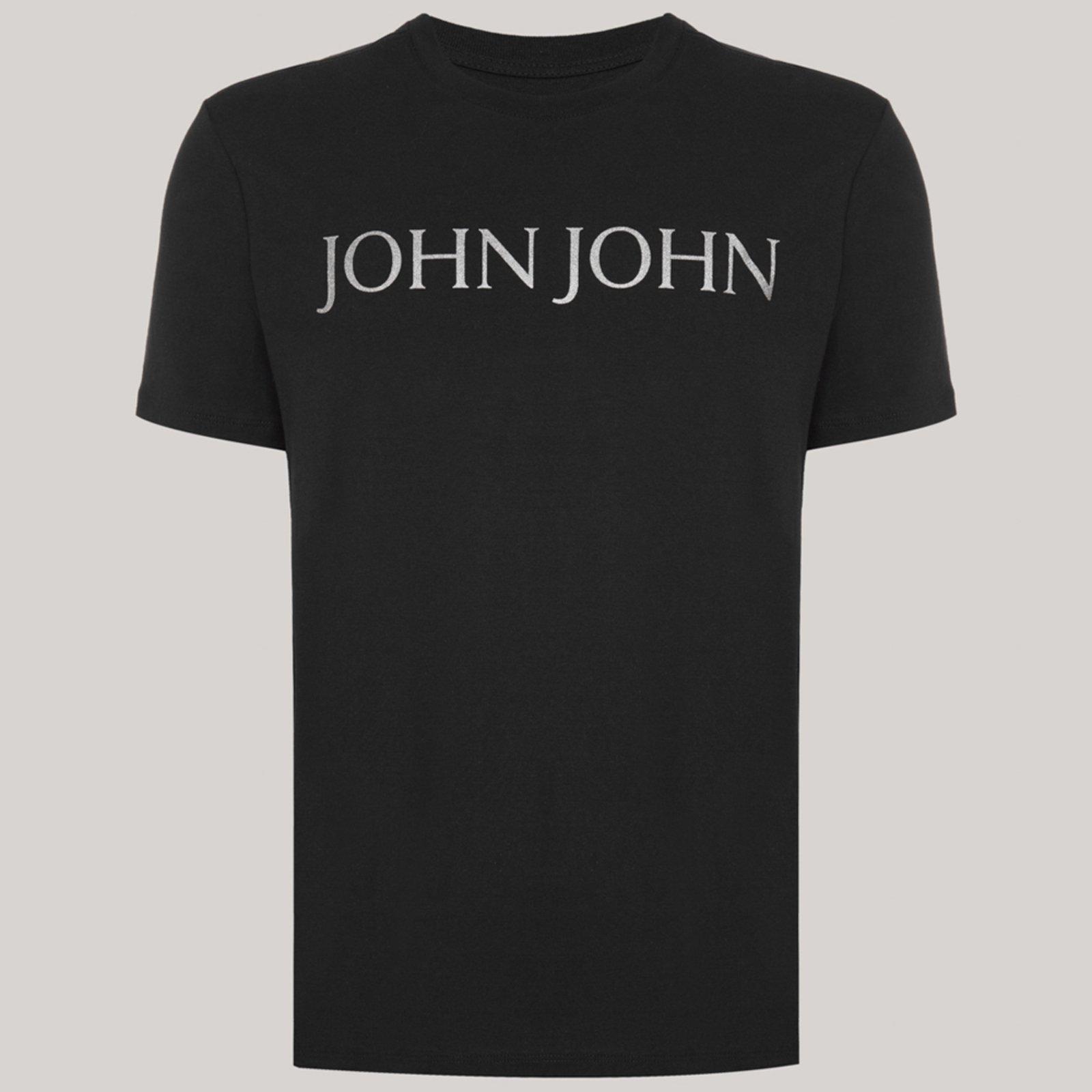 Camiseta John John Regular Special Brig Pr26 Preto Masculino