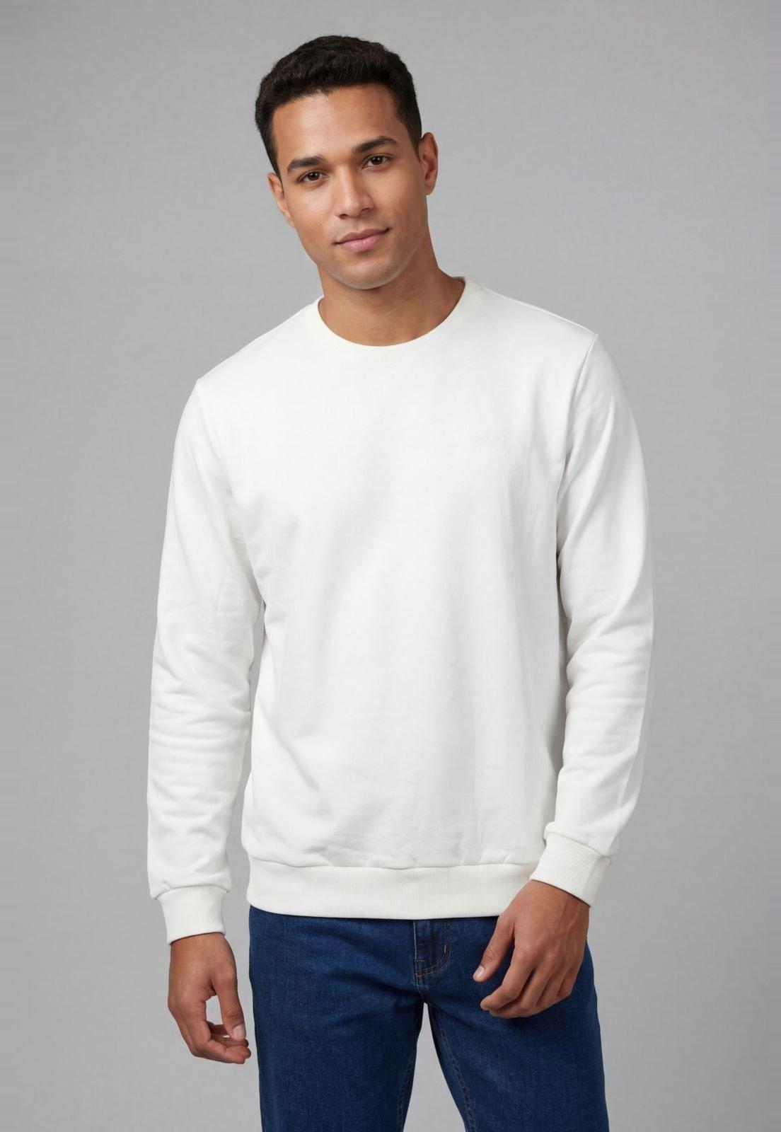 Blusa de Moletom Masculina Colcci Off White