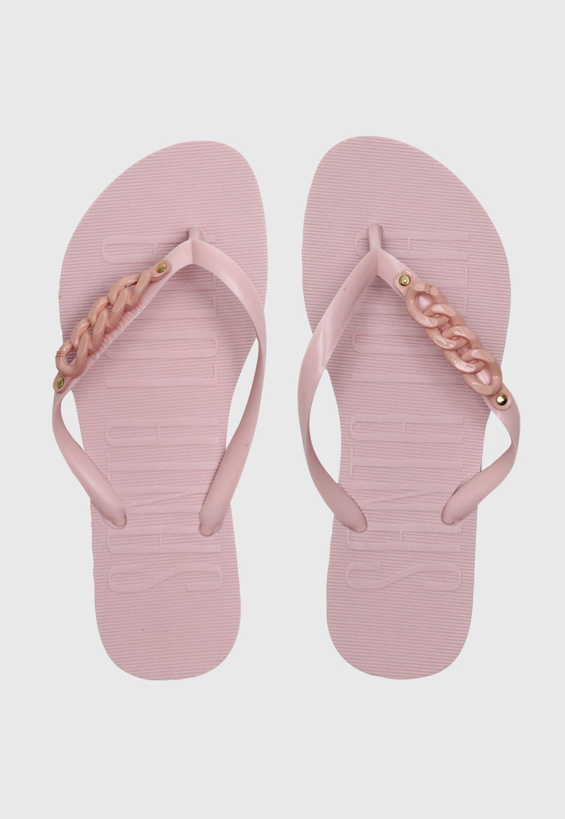Chinelo Feminino Santa Lolla Corrente Rosa