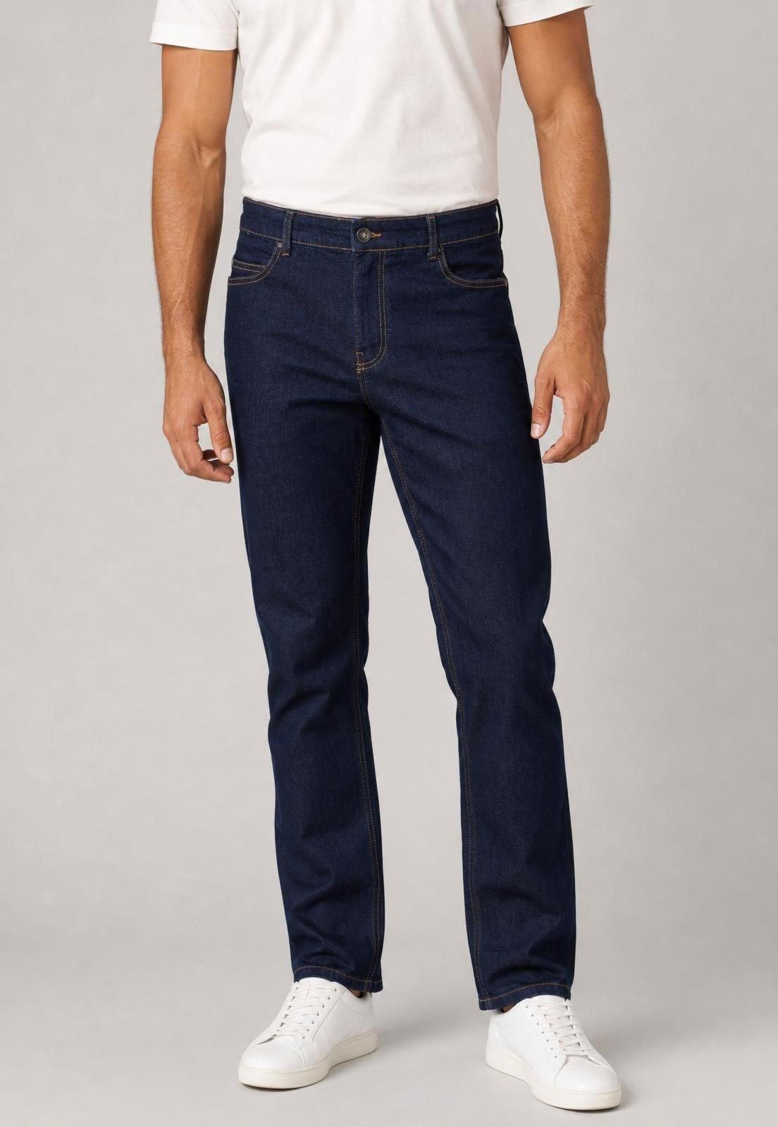Calça Jeans Masculina Reserva Regular Azul Escuro