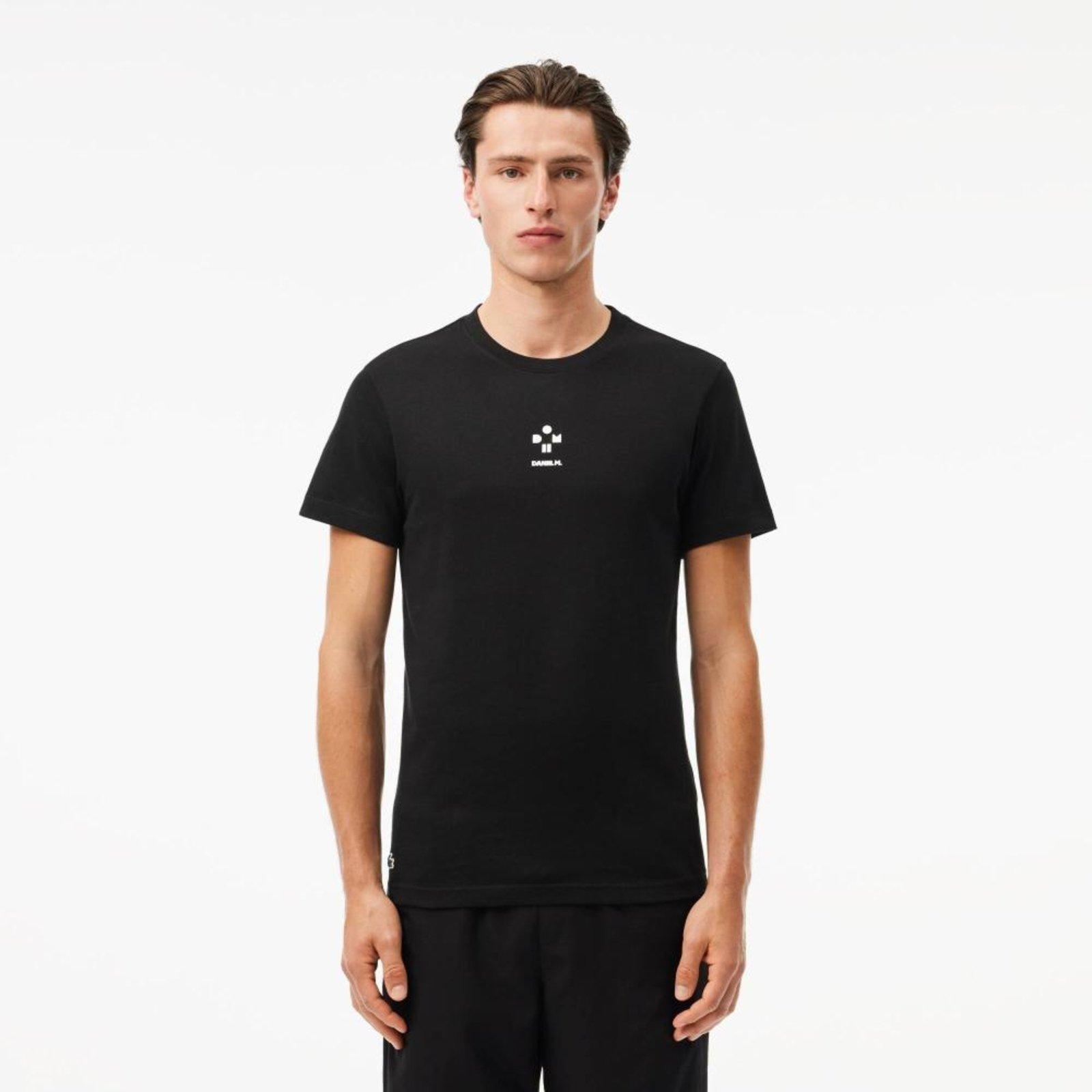 Camiseta de tênis Lacoste Sport x Daniil Medvedev Ultra-Dry Preto