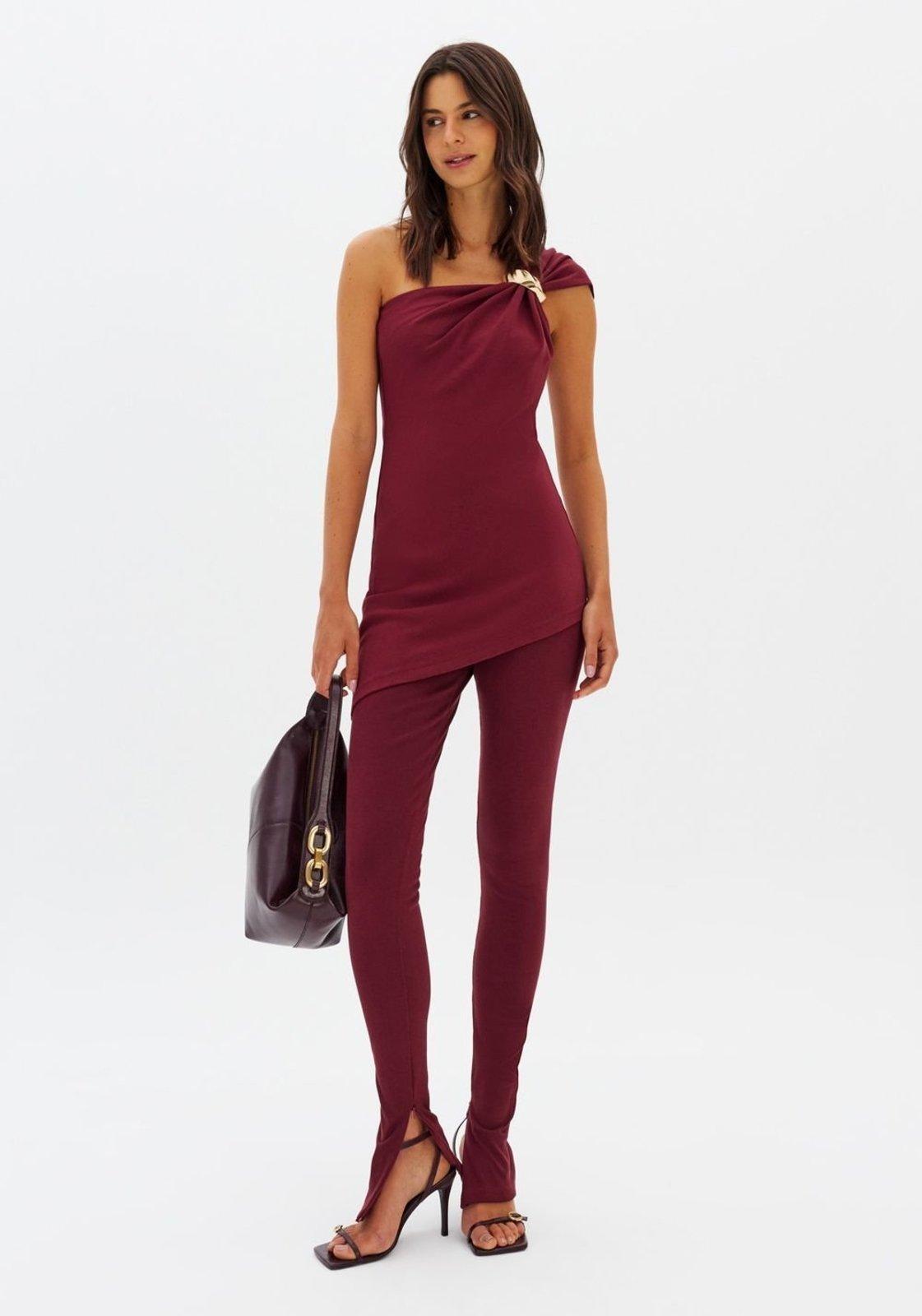 Legging Cintura Alta De Malha Pesada Lança Perfume