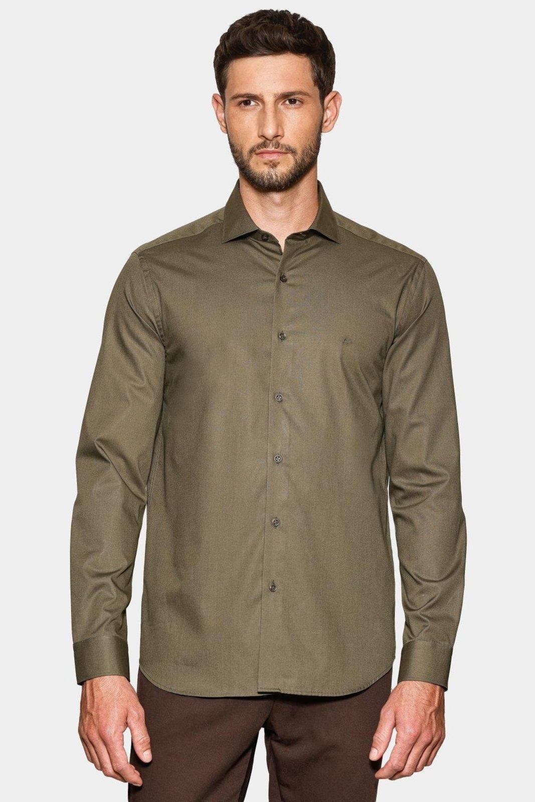 Camisa Manga Longa Slim Damero Aramis