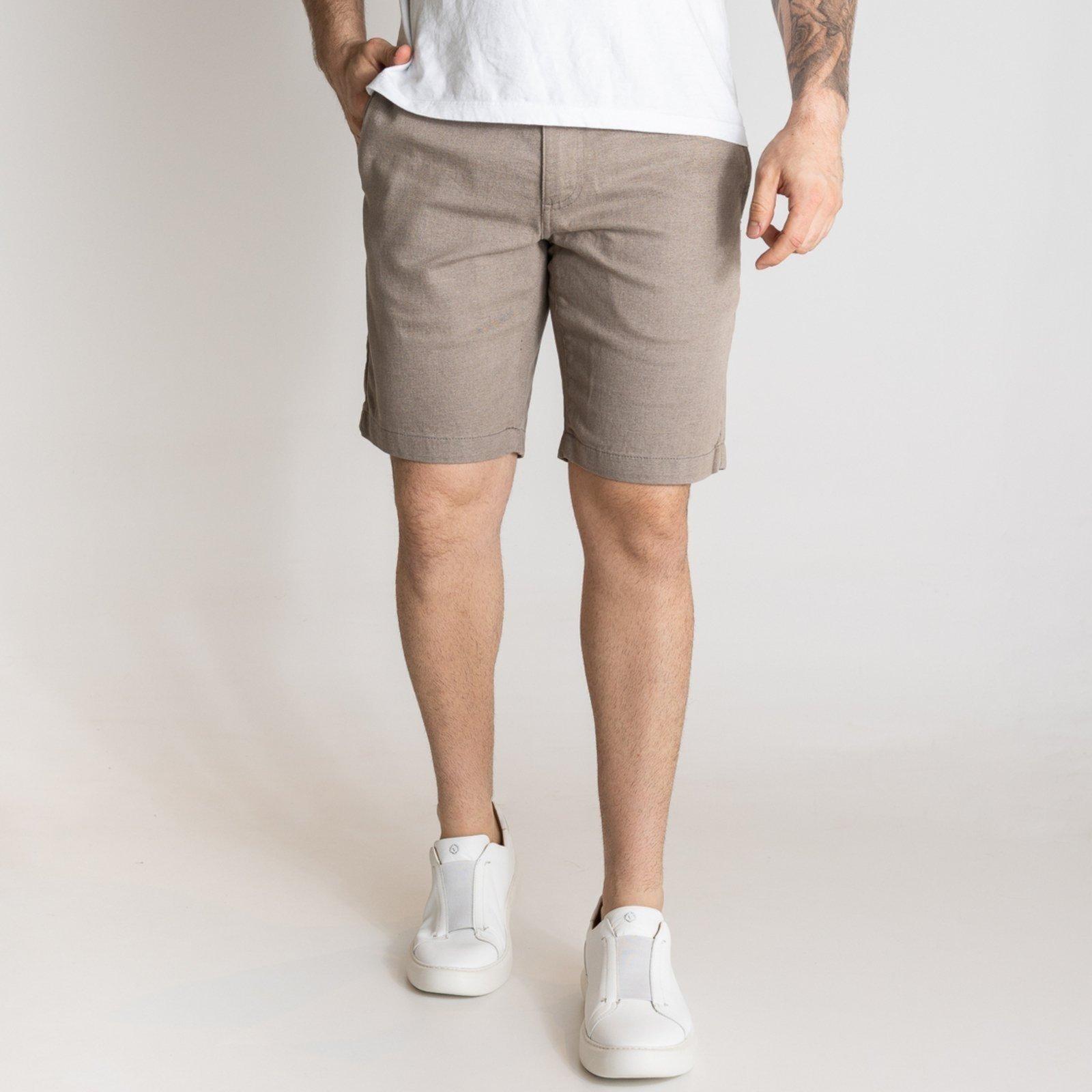 Bermuda Sarja Reserva Casual Tito Cinza