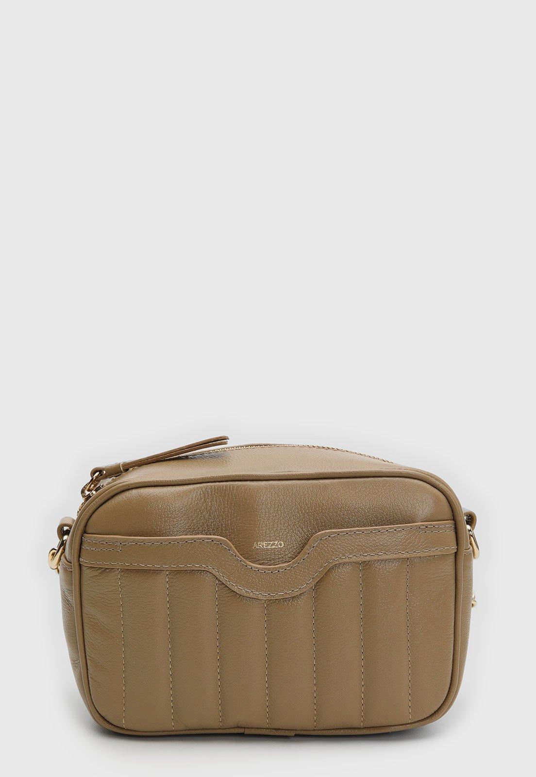 Bolsa Feminina Arezzo Alça Corrente Caramelo