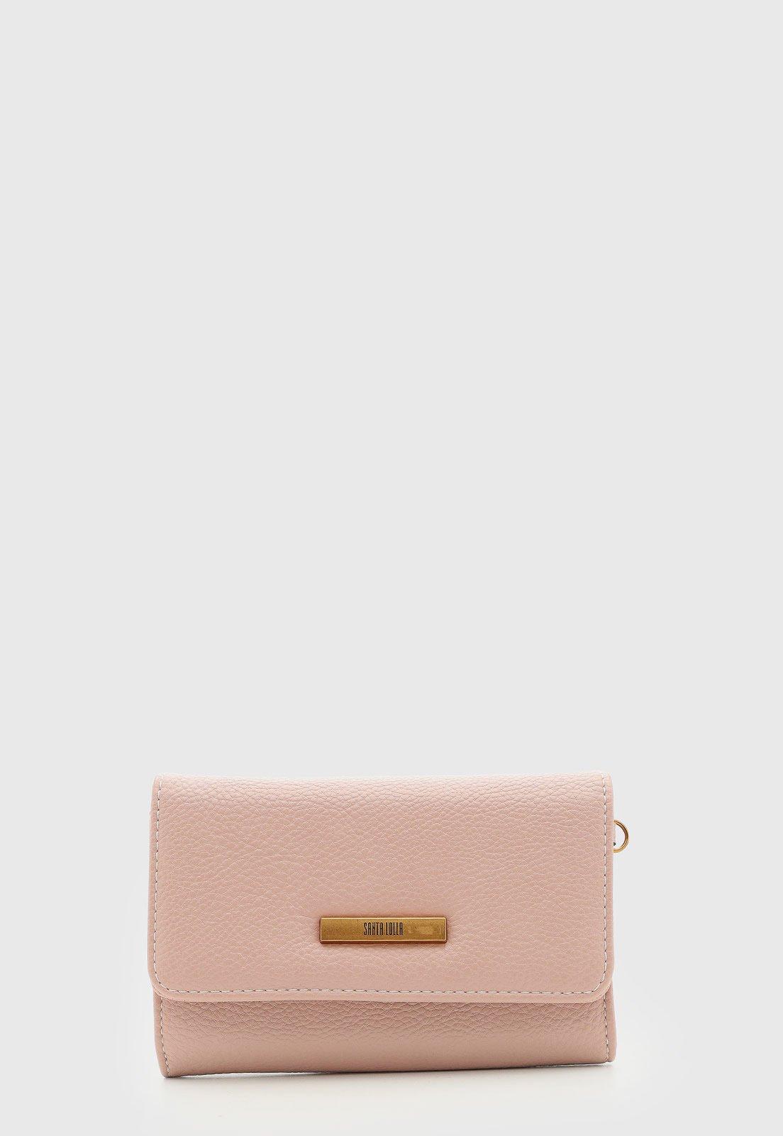 Bolsa Feminina Santa Lolla Pequena Poliuretano Rosa
